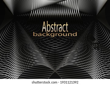 Abstract background in silvery tones on a black background.