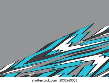 Abstract background with simple blue futuristic and geometric pattern theme