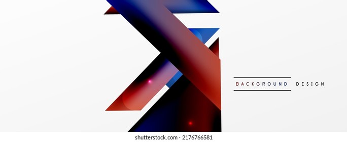 Abstrakter Hintergrund. Einfache Zusammensetzung geometrischer Formen mit 3D-Effekt, Licht und Schatten. Vektorgrafik für Bildschirmhintergründe, Banner, Hintergrund, Karte, Buchillustration, Landing-Page