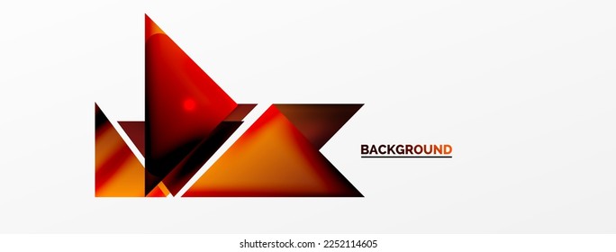 Abstract background. Simple color geometric shapes composition with 3d effect, lights and shadows. Vector Illustration For Wallpaper, Banner, Background, Card, Book Illustration, landing page