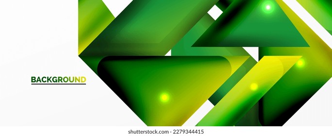 Antecedentes abstractos. Composición de formas geométricas de color simple con efecto 3d, luces y sombras. Ilustración vectorial para fondo de escritorio, pancarta, fondo, tarjeta, ilustración del libro, página de inicio