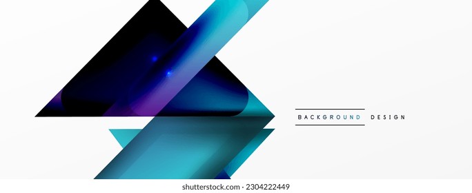 Abstract background. Simple color geometric shapes composition with 3d effect, lights and shadows. Vector Illustration For Wallpaper, Banner, Background, Card, Book Illustration, landing page