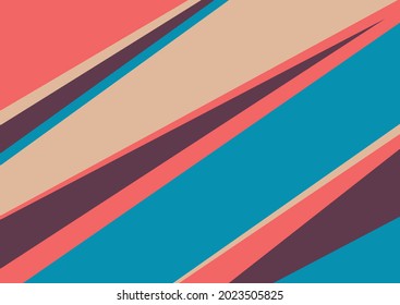 Abstract background with simple colorful lines