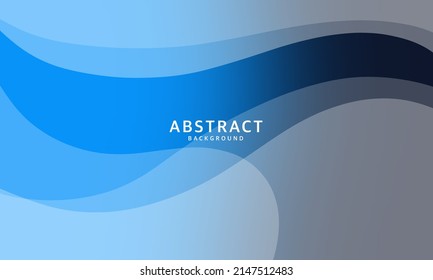 Abstract background with simple colors and slight gradation. Dynamic shape composition. Vector illustration