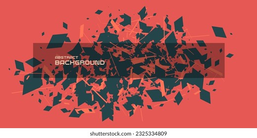 Abstract background with simple elements. An image of geometric elements and shapes. Vector illustration.