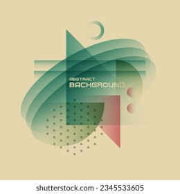 Abstract background with simple elements. An image with a composition of geometric elements and shapes.