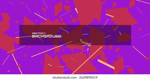 Abstract background with simple elements. An image of geometric elements and shapes. A template for design and creativity. Vector illustration.