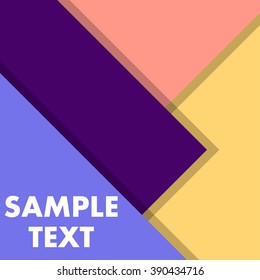 Abstract background from simple geometrical figures. Vector elements for your design.