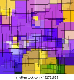 Abstract background from simple geometrical figures. Vector elements for your design.