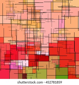 Abstract background from simple geometrical figures. Vector elements for your design.