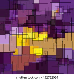 Abstract background from simple geometrical figures. Vector elements for your design.