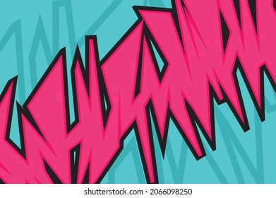 Arrière-plan abstrait avec graffiti simple