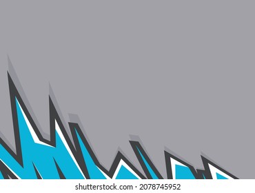 Abstract background with simple graffiti art and some copy space area