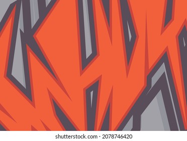 Abstract background with simple graffiti art
