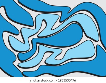 Abstract background with simple graffiti pattern