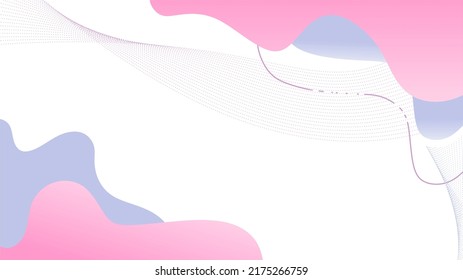 Abstract Background Simple Hand Drawn Minimalist Style with Free Shape and Pastel Colors.