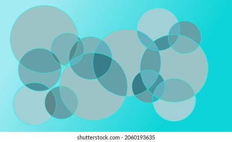 Abstract background  simple and modern, in the form of lines of circles in monochromatic color