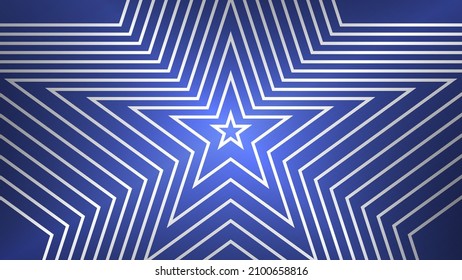 Abstract background with simple and modern style. star shape line