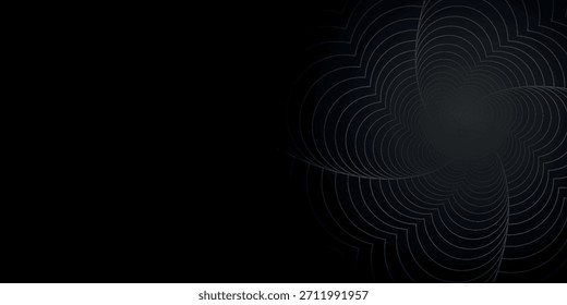 Fondo Abstractas con diseño de líneas geométricas retorcidas simples y modernas. Concepto futurista del fondo oscuro para la cubierta, folleto, presentación, certificado y Sitio web. VOL. 7