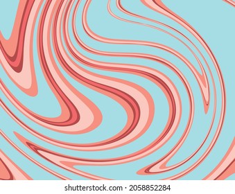 Abstract background with simple pink waving lines pattern