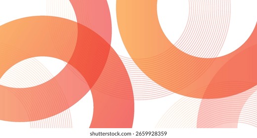 Abstract background with a simple red circle shape design. Vector concept for brochures, business, posters, covers, pamphlets, booklets, websites, and corporate use.