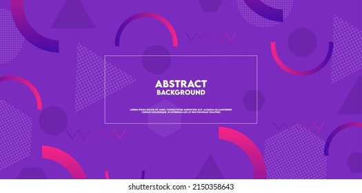 Abstract Background Simple Shapes With Gradients