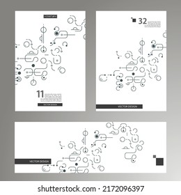 Fondo abstracto con formas simples. Plantilla de diseño moderna con espacio para texto. Tapa minimalista y elegante para la marca. Ilustración mínima del vector