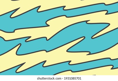 Fondo abstracto con líneas simples de ondeo 