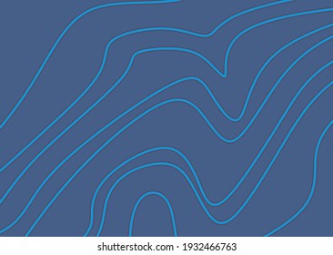 Abstract background with simple waving lines