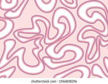 Abstract background with simple waving lines pattern
