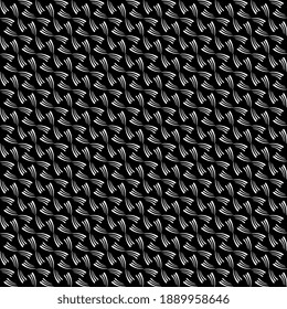 Abstract background, simple white line-shapes in a beautiful geometric pattern on black. vector illustration, fabric design, surface, packaging