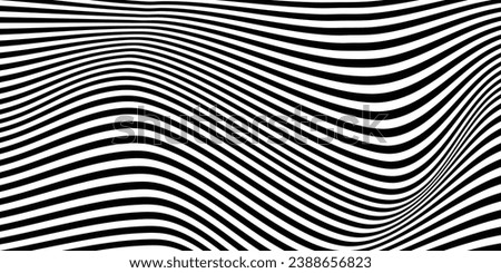 Abstract background of sinuous lines.Vector illustration.