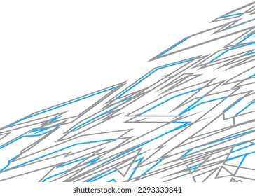 Abstract background with sketch geometric line pattern and with some copy space area
