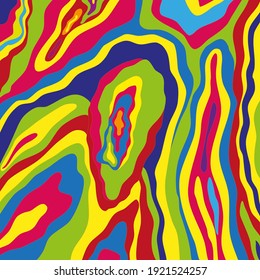 Abstract background. Sketch of the waves. Optical illusion.