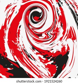 Abstract background. Sketch of the waves. Optical illusion.