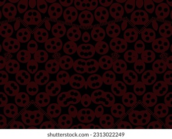 Abstract background with skull motif. Luxury abstract design. Modern Exclusive Design. Creative elegant design for your art projects.