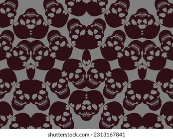 Abstract background with skull motif. Luxury abstract design. Modern Exclusive Design. Creative elegant design for your art projects.