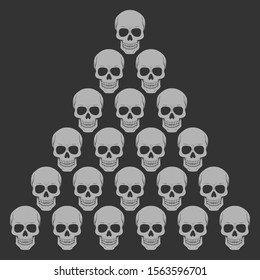 abstract background skull template black and white
