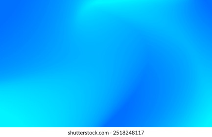 Abstract background in sky blue color. Elegant curve with bright gradient for digital, banner, business, web, brochure, flyer, advertisement, surface, landing page, display, header, decor, greeting