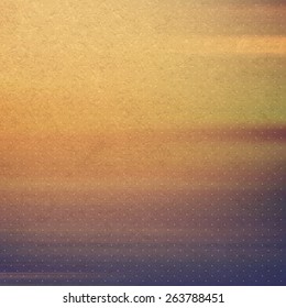 Abstract background with sky and clouds. Vintage style. Vector illustration. Can be used for wallpaper, web page background, web banners.