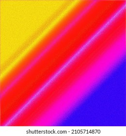 Abstract background of slanted gradient fills of yellow - red - blue hues.
