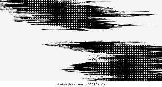 Plano de fundo abstrato com padrão de ponto de linha de barra. eps 10