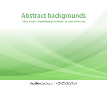 Fondo abstracto con patrón de onda ligeramente elegante_verde