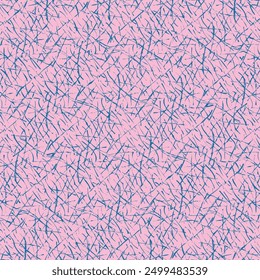 Abstract background of small blue lines on a pink background.