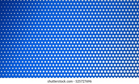 Abstract background of small dots on blue