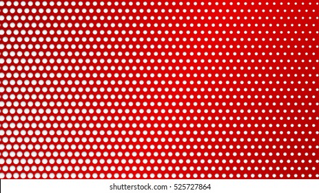 Abstract background of small dots on red