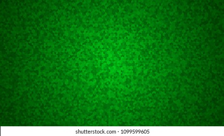 Abstract background of small isometric cubes in green colors.