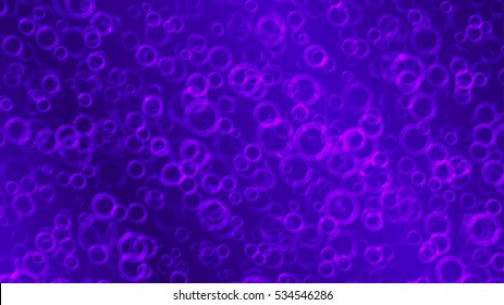 Abstract background of small rings in blue colors