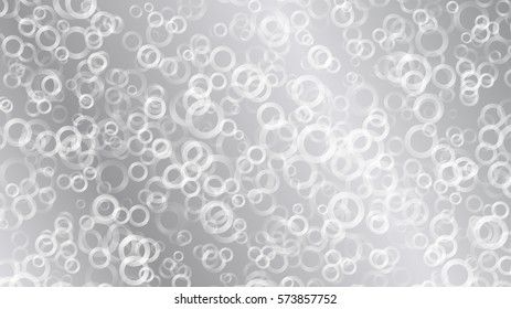 Abstract background of small rings in gray colors