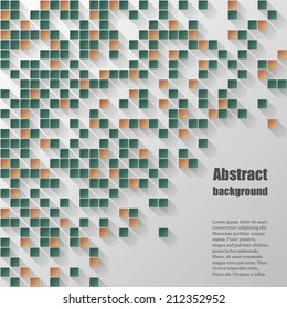 Abstract  background with small squares. Eps10 Vector illustration